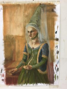 Portrait de Charlotte de Savoie (Cercle d’histoire et d’archéologie du pays de Genappe, exposition “Vie(s) de Château”, 2017)